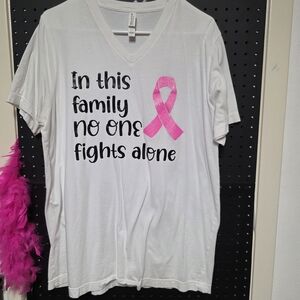 Bella Canvas White and Pink Short Sleeve Tees